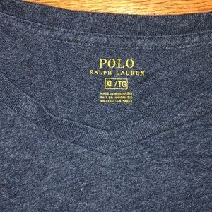 Polo Ralph Lauren Blue V-Neck T-Shirt🚀